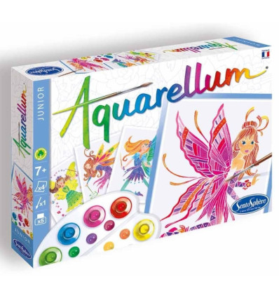 Wróżki Aquarellum Junior 4 obrazki Sentosphere 7+