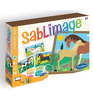 Konie malowanie piaskiem Sablimage Sentosphere 4+