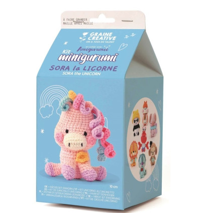 Jednorożec technika amigurumi Graine Creative 8+