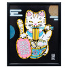 Neon Maneki Neko kreatywny zestaw DIY Buki 7+