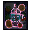 Neon Bubble Tea kreatywny zestaw DIY Buki 7+