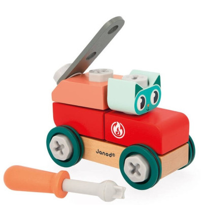 Kot samochód do składania Brico Kid`s Janod 2+