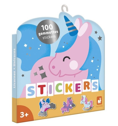 Jednorożce naklejki 100 szt Janod 3+