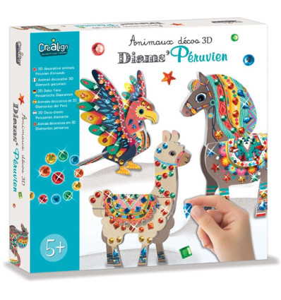 Zwierzęta Południowej Ameryki zestaw Crea Lign 5+