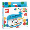 Tablica magnetyczna z kropkami Wieloryb Apli Kids