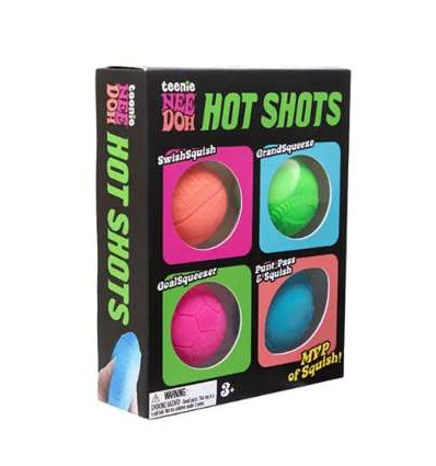 Teenie Hot Shots Multipack gniotki piłki Needoh