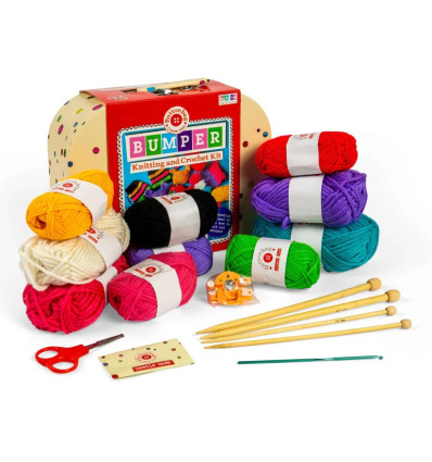 Zestaw do robienia na drutach i szydełku ButtonBag