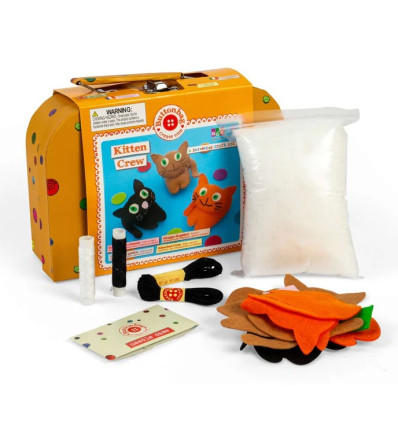 Zestaw do maskotek 3 kotki ButtonBag 8+