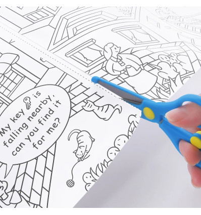 Dżungla kolorowanka w rolce 10 m Mideer 3+