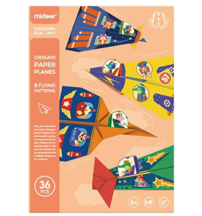 Origami papierowe samoloty Mideer 5+