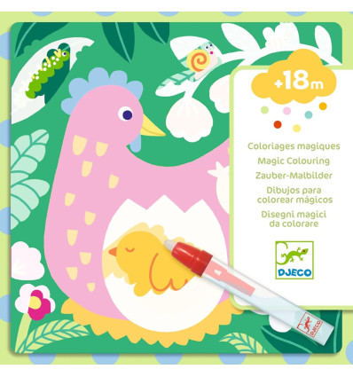 Mamy i Dzieci kolorowanka wodna Djeco 18 m-cy+