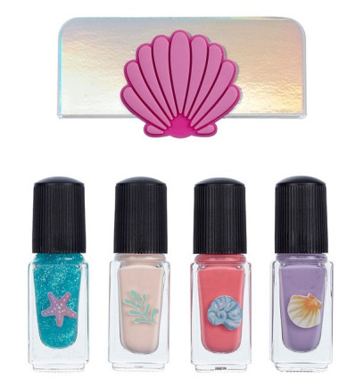 Syrenka zestaw 4 lakierów do paznokci Souza 3+