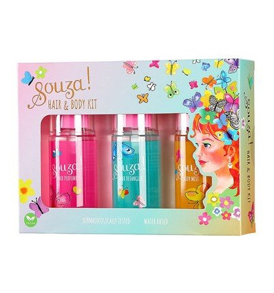Zestaw 3 mgielek do włosów i ciała Souza 3+