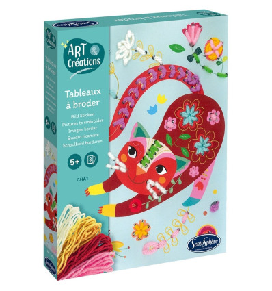 Zwierzęta zestaw do haftowania Sentosphere 8+