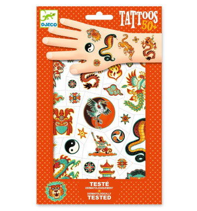 Tatuaże dla chłopców Duch Walki Djeco 3+
