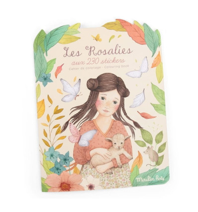 Kolorowanka z naklejkami Les Rosalies Moulin Roty