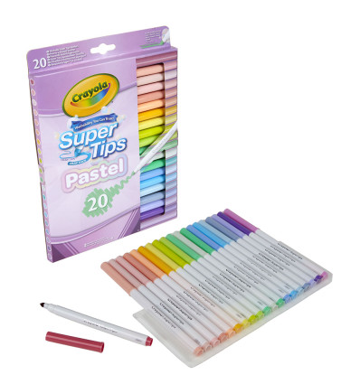 Crayola flamastry pastelowe Super Tips 20 szt 3+