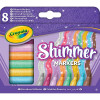 Crayola błyszczące mazaki dla dzieci 8 szt. 3+