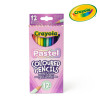 Crayola kredki ołówkowe pastelowe 12 szt 3+