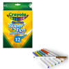 Crayola flamastry dla dzieci Super Tips 12 szt 3+