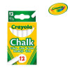 Crayola niepyląca kreda chodnikowa 12 sztuk 3+