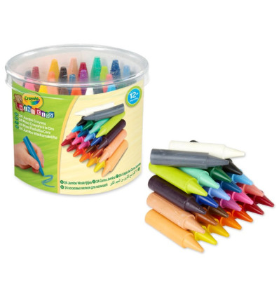 Crayola kredki świecowe Jumbo Mini Kids 24 szt