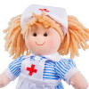 Lalka szmacianka siostra Nancy Bigjigs 12 m-cy+