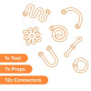 Makedo Deco kształty Props Twisties 18 el. 5+