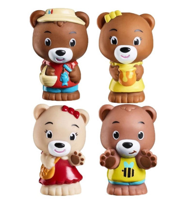 Rodzina Misiów Browny 4 figurki Klorofil 18 m-cy+