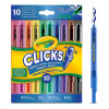 Crayola Flamastry Automatyczne Clicks 10 szt 8+