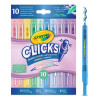 Crayola Flamastry Pastelowe Clicks 10 szt 8+