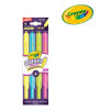 Crayola Zakreślacze Automatyczne Clicks 4 szt 8+