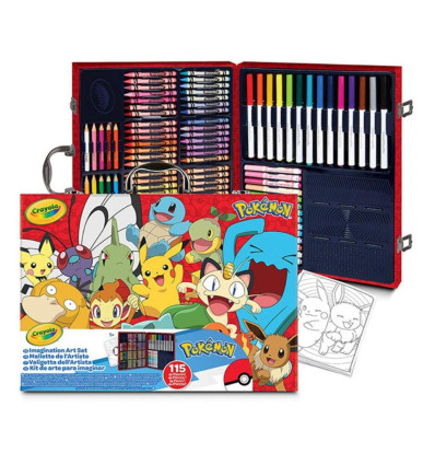 Crayola Zestaw Artystyczny Pokémon 115 el 5+