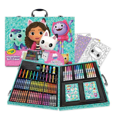 Crayola Zestaw Artystyczny Koci Domek Gabi 115 el.
