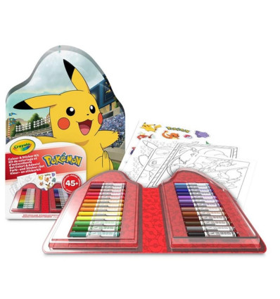 Crayola zestaw artystyczny Pokémon 47 el. 4+