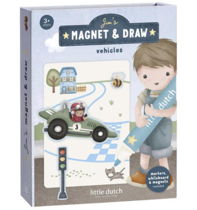 Magnetyczna Książeczka Kreatywna Jim & Friends