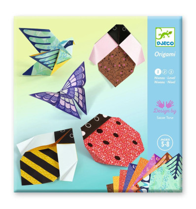 Origami W Ogrodzie 24 arkusze Djeco 7+