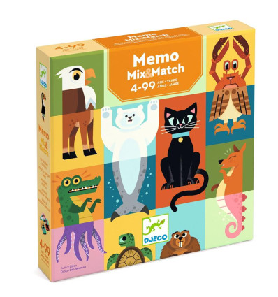 Memo Mix&Match gra pamięciowa Djeco 4+