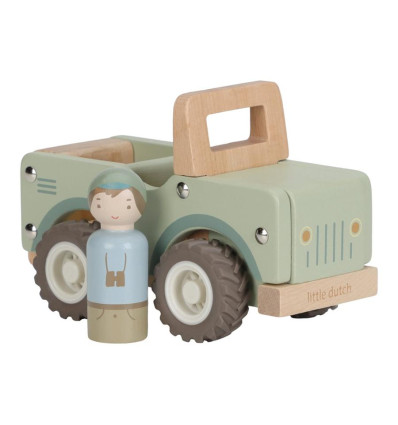 Jeep drewniany pojazd Safari Little Dutch 18 m-cy+