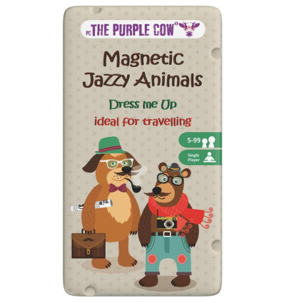 Ubieranki Misie gra magnetyczna The Purple Cow