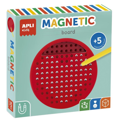 Mała tablica magnetyczna z rysikiem Apli Kids 5+
