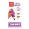 Dżungla stempel z naklejkami Apli Kids 4+