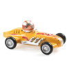 Autko Yellow Super Speed Crazy Motors Djeco 3+