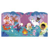 Magiczne Krainy książka z naklejkami 70 szt Janod