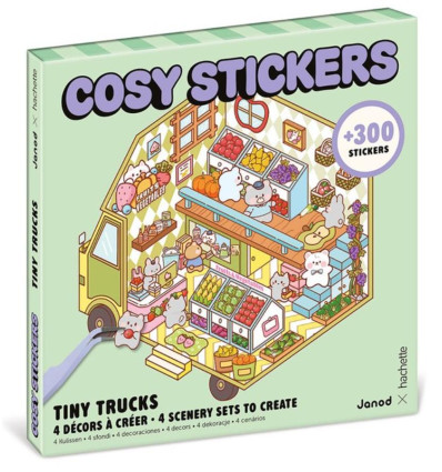 Cosy stickers Ciężarówka wyklejanki Janod 14+