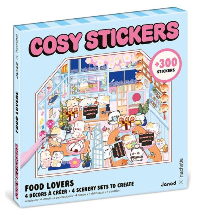 Cosy stickers Restauracja wyklejanki Janod 14+