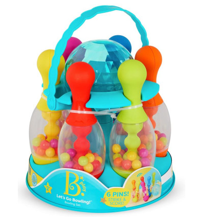 Zestaw do gry w Kręgle wersja błękitna B.Toys 2+