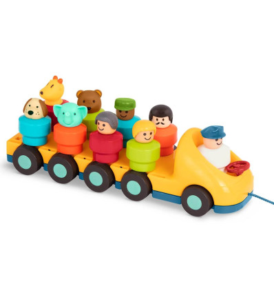 Autobus z kręcącymi się pasażerami Spinning Bus
