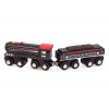 Pociąg lokomotywa + wagonik granatowy B.Toys