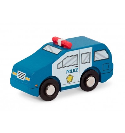 Policja drewniany radiowóz Wood & Wheels B.Toys